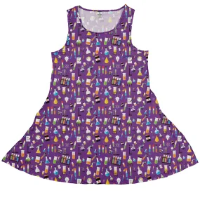 Lab Beakers Purple Science Dress