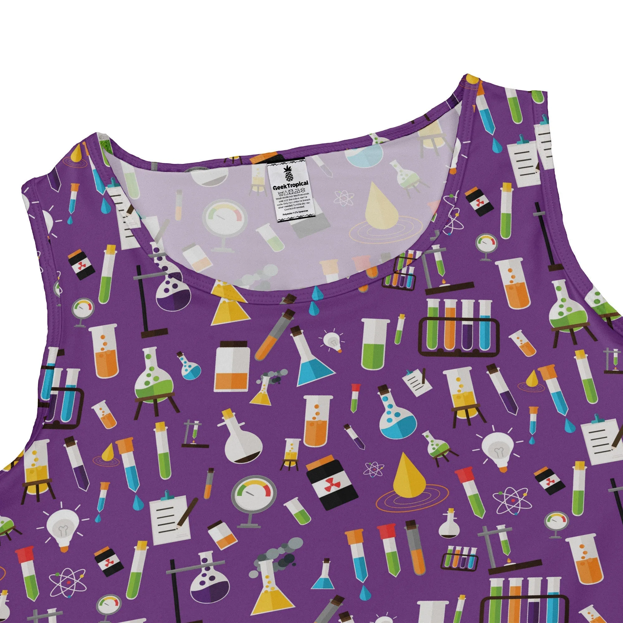 Lab Beakers Purple Science Dress