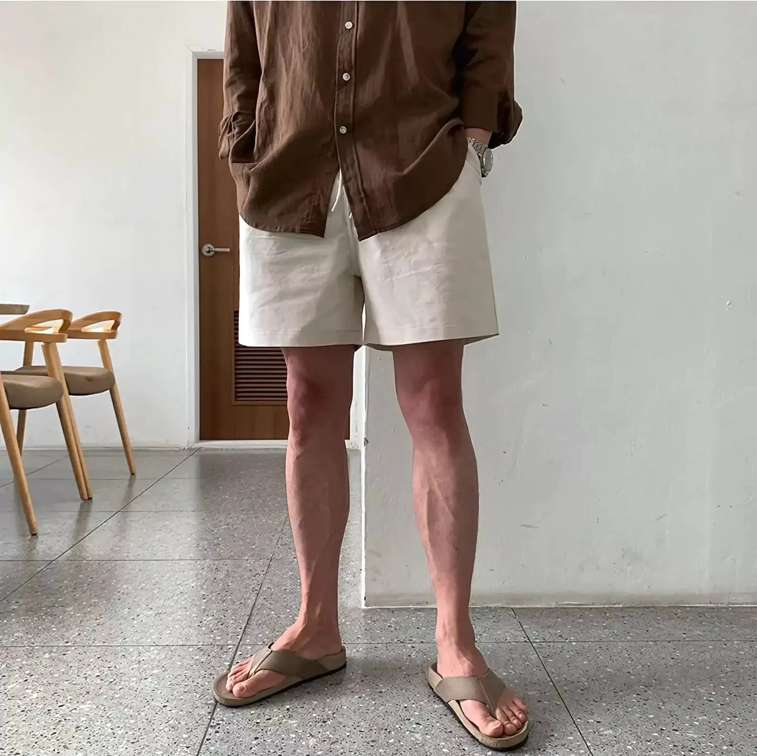 Lightweight Cotton Drill Shorts