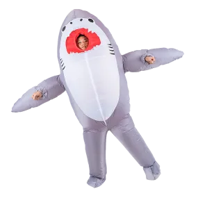 Lightweight Inflatable Shark Costume with Fan for Adults