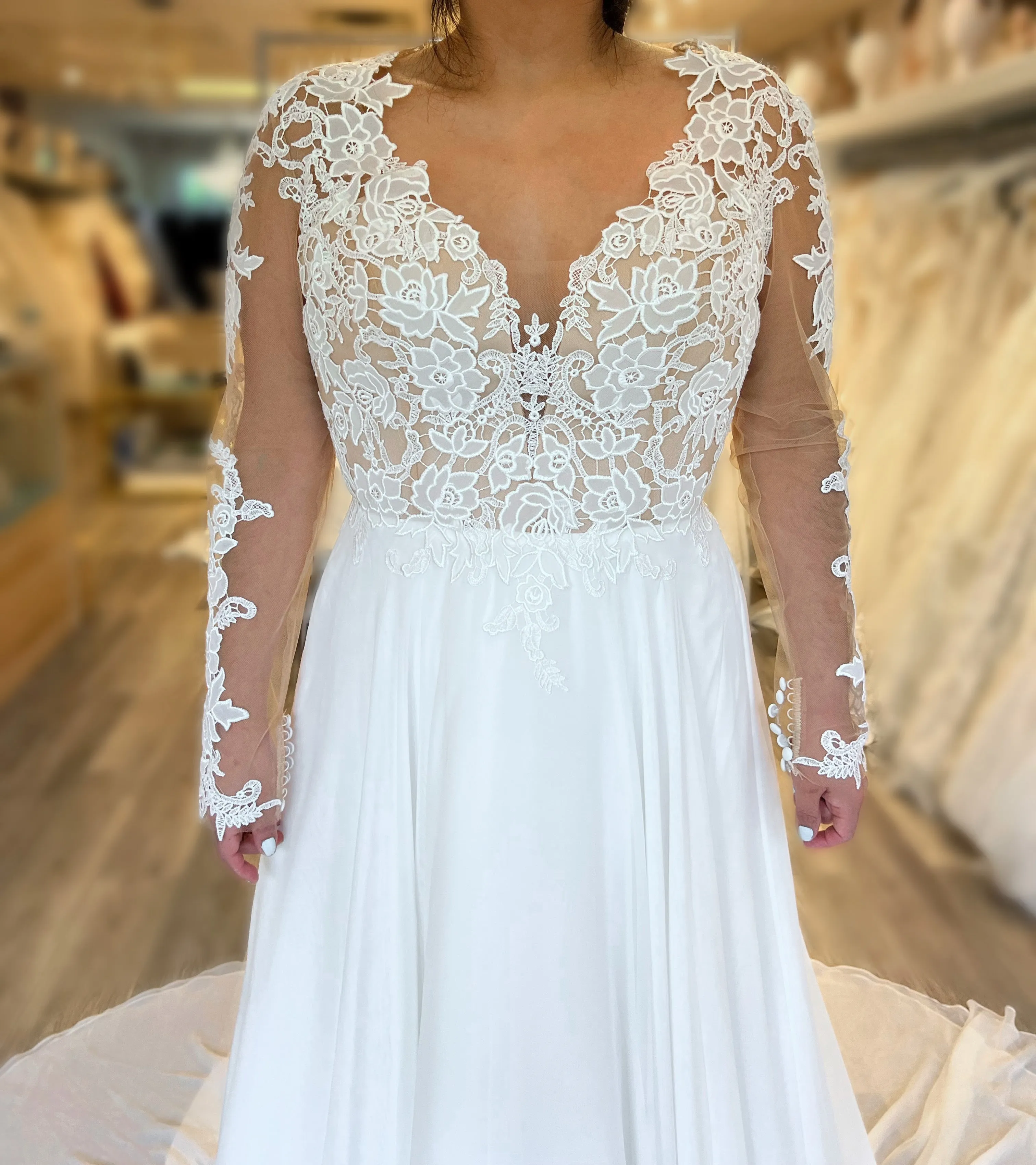 Lillian West 6422 Wedding Dress Sample