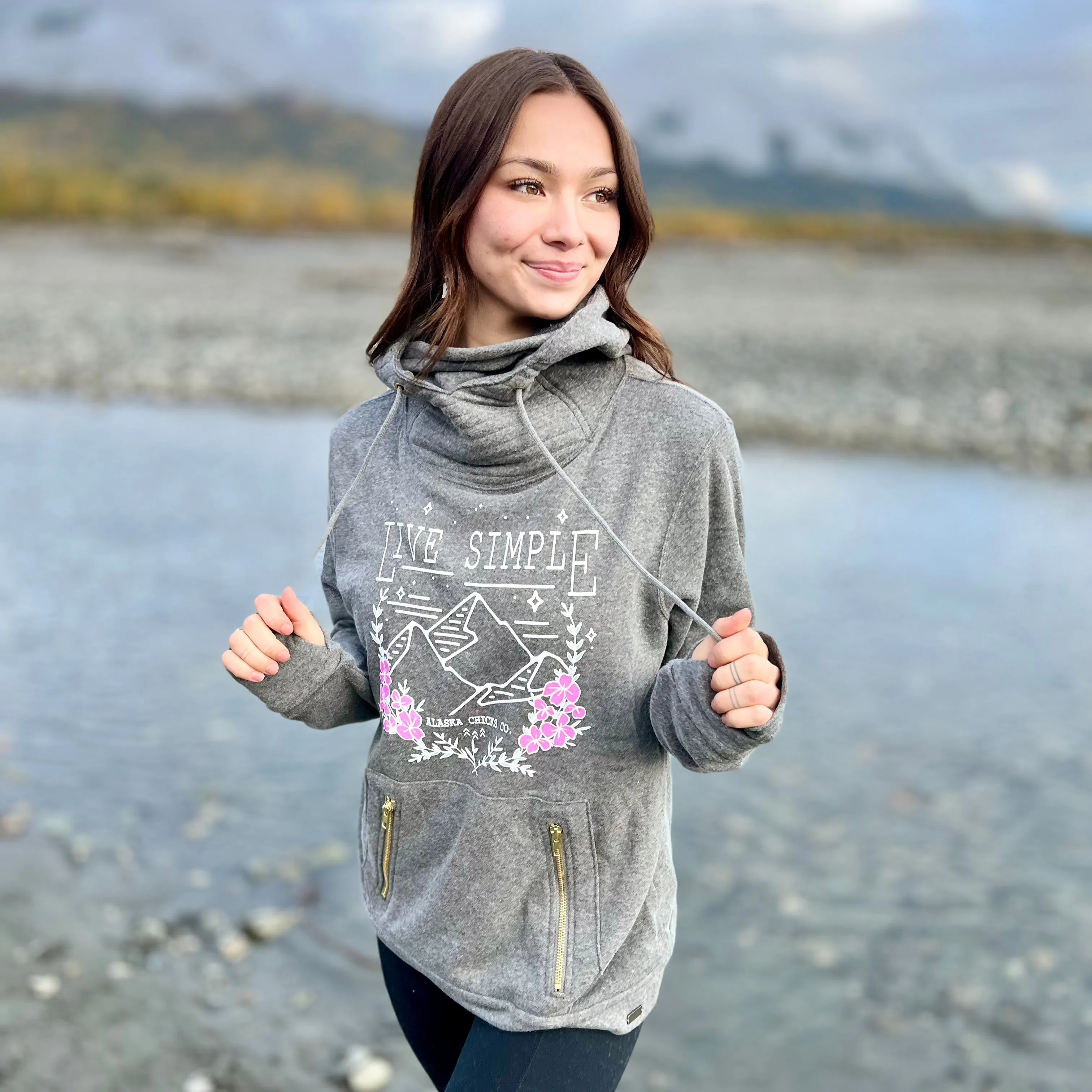 Live Simple Mountain Ninja Hoodie