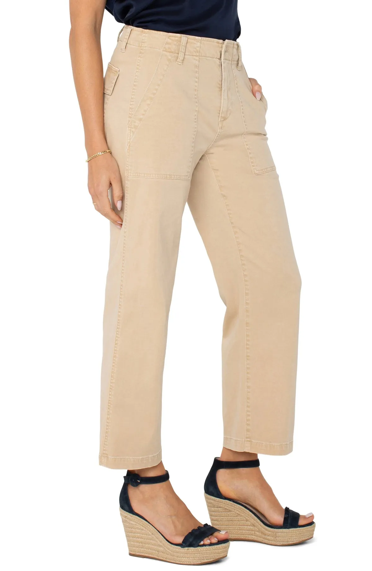 Liverpool Cargo Wide Leg Crop