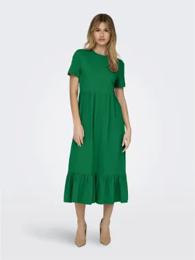 May Life Peplum Dress - Green Bee
