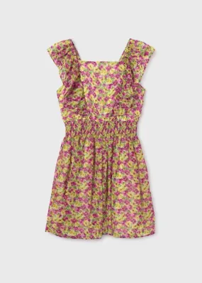 Mayoral Girls Bambula Floral Summer Dress