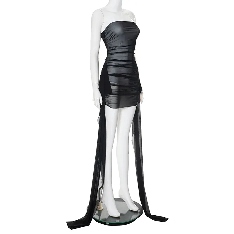 Meet You After Mesh Mini Dress