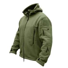 Men Fleece Army Tactical Jacket