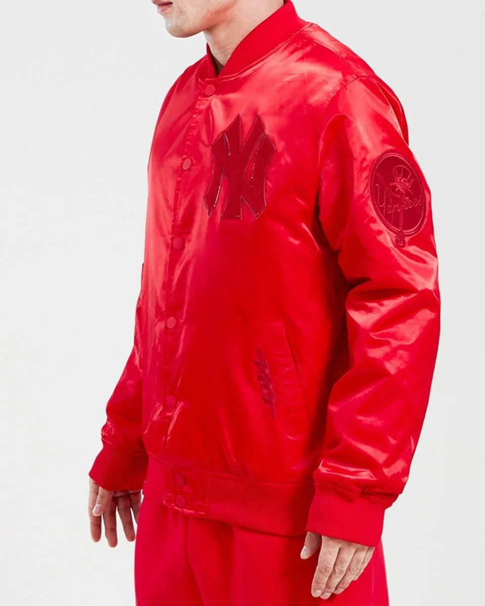 MLB NEW YORK YANKEES CLASSIC TRIPLE RED MEN'S TRACK JACKET (TRIPLE RED)