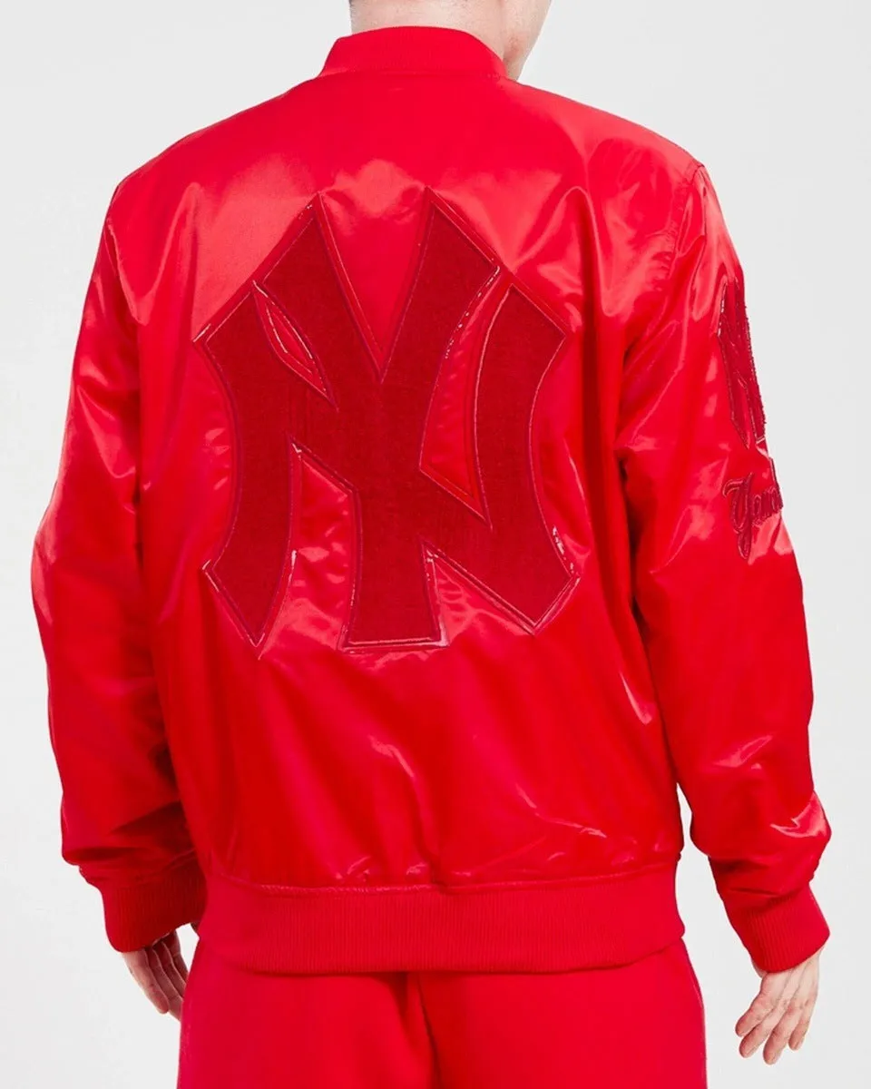 MLB NEW YORK YANKEES CLASSIC TRIPLE RED MEN'S TRACK JACKET (TRIPLE RED)