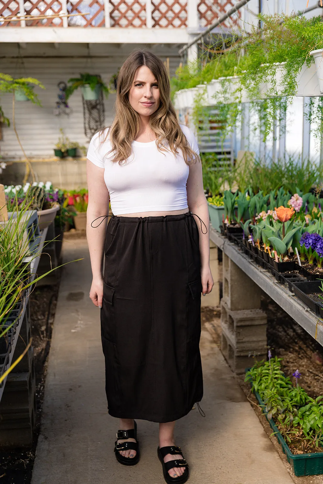Natalie Cargo Maxi Skirt