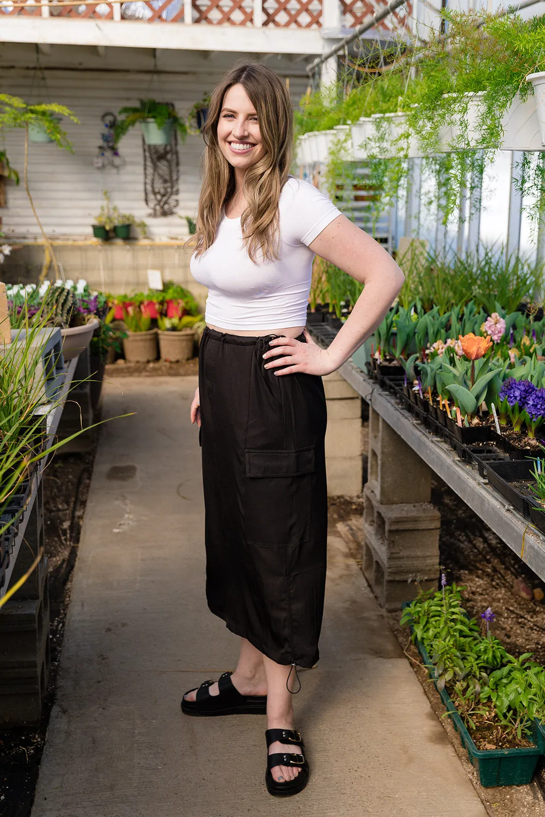 Natalie Cargo Maxi Skirt
