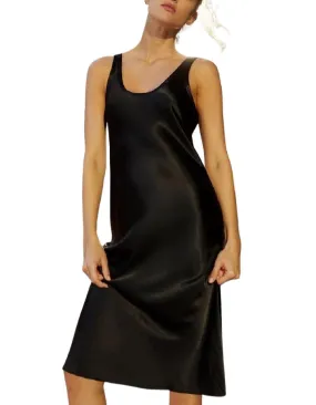 Nation Samantha Bias Cut Tank Dress - Black