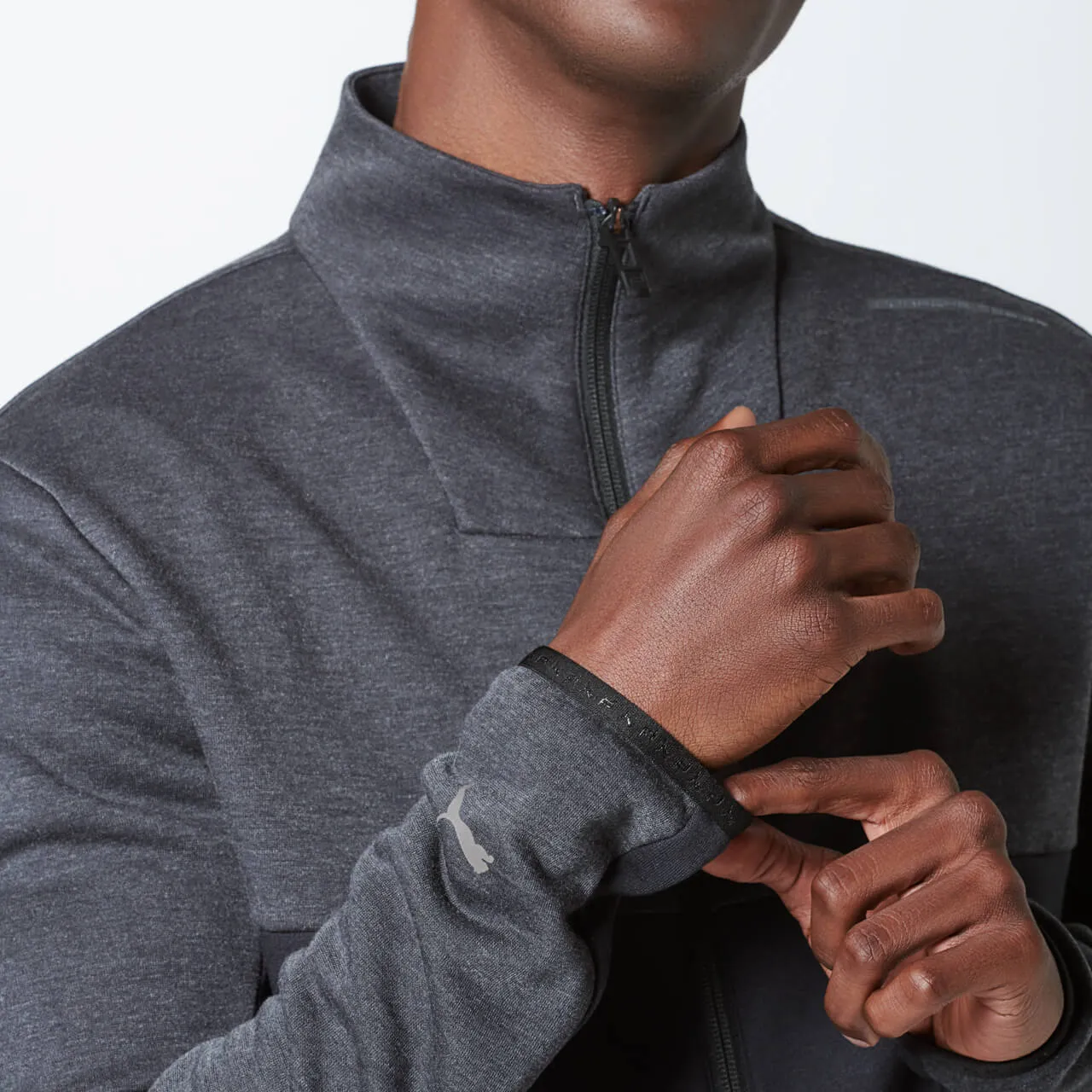 NEW Porsche Design Men's Jet Black Active Fleece Jacket XL MSRP $195