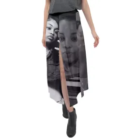 Norma's Family Velour Split Maxi Skirt