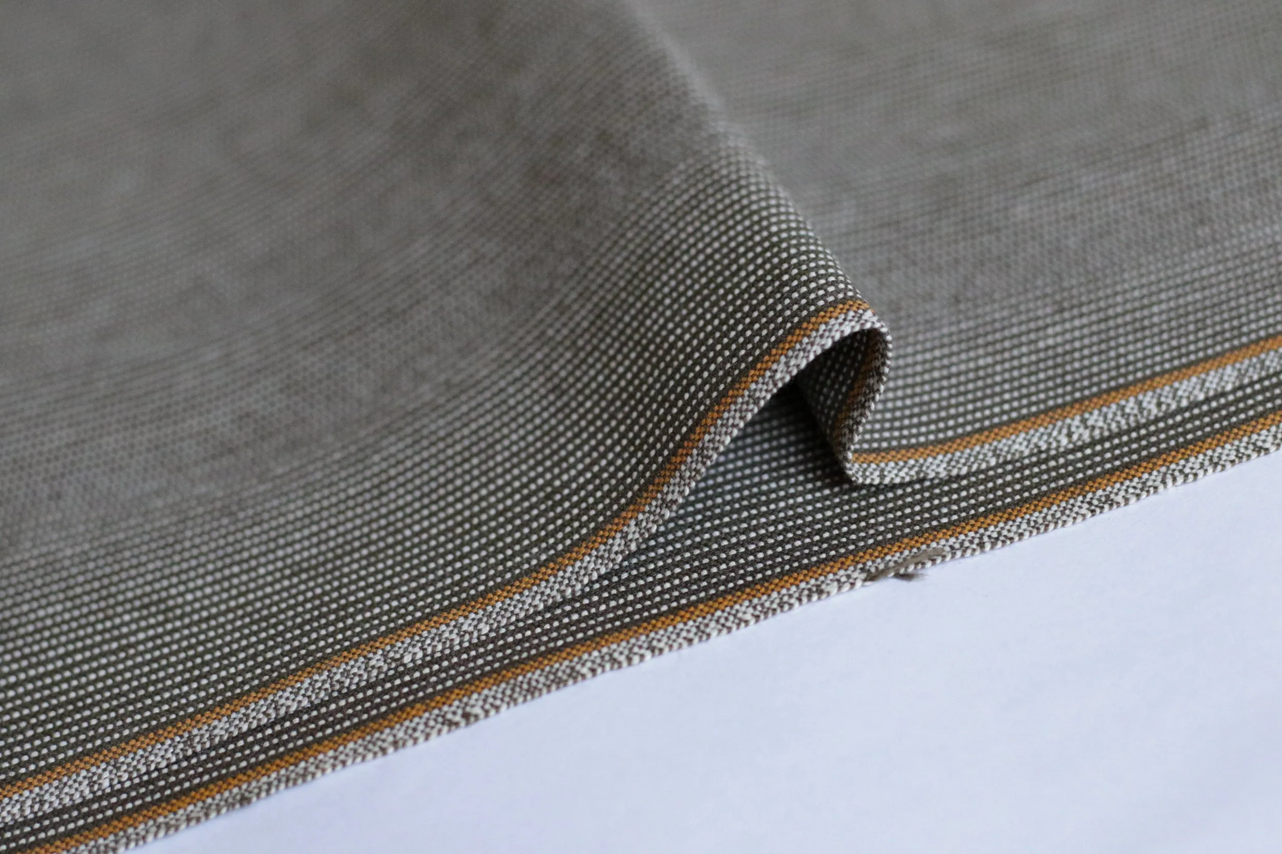 OLIVE WABASH SELVEDGE DENIM.