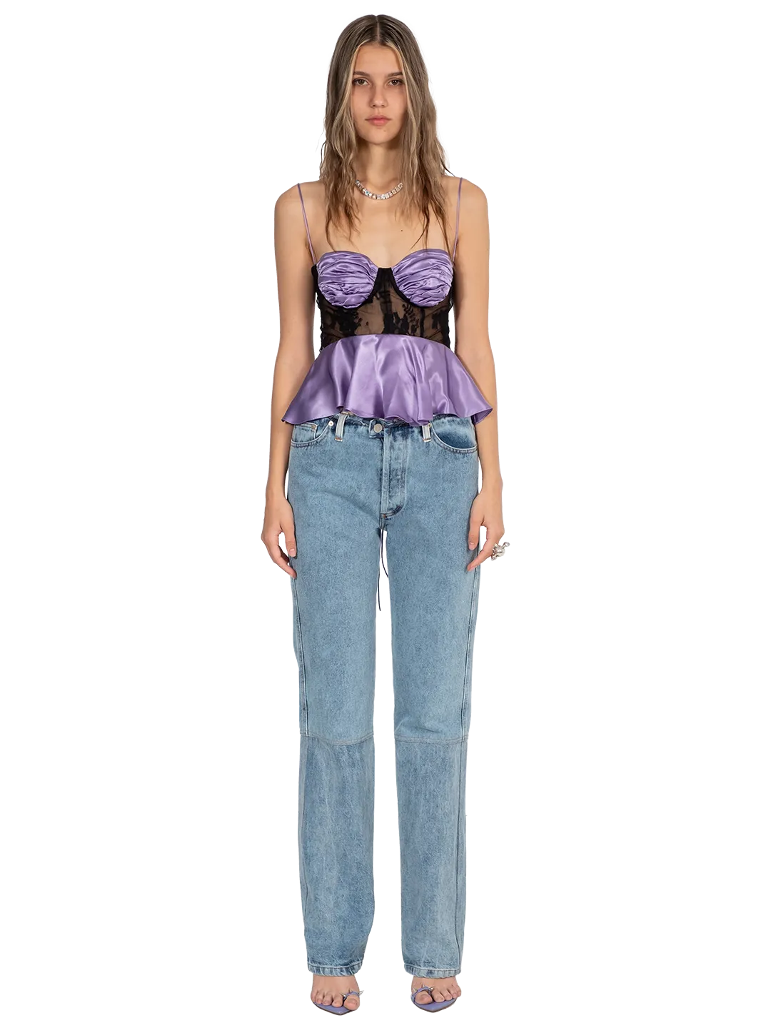 Panelled Camisole Top