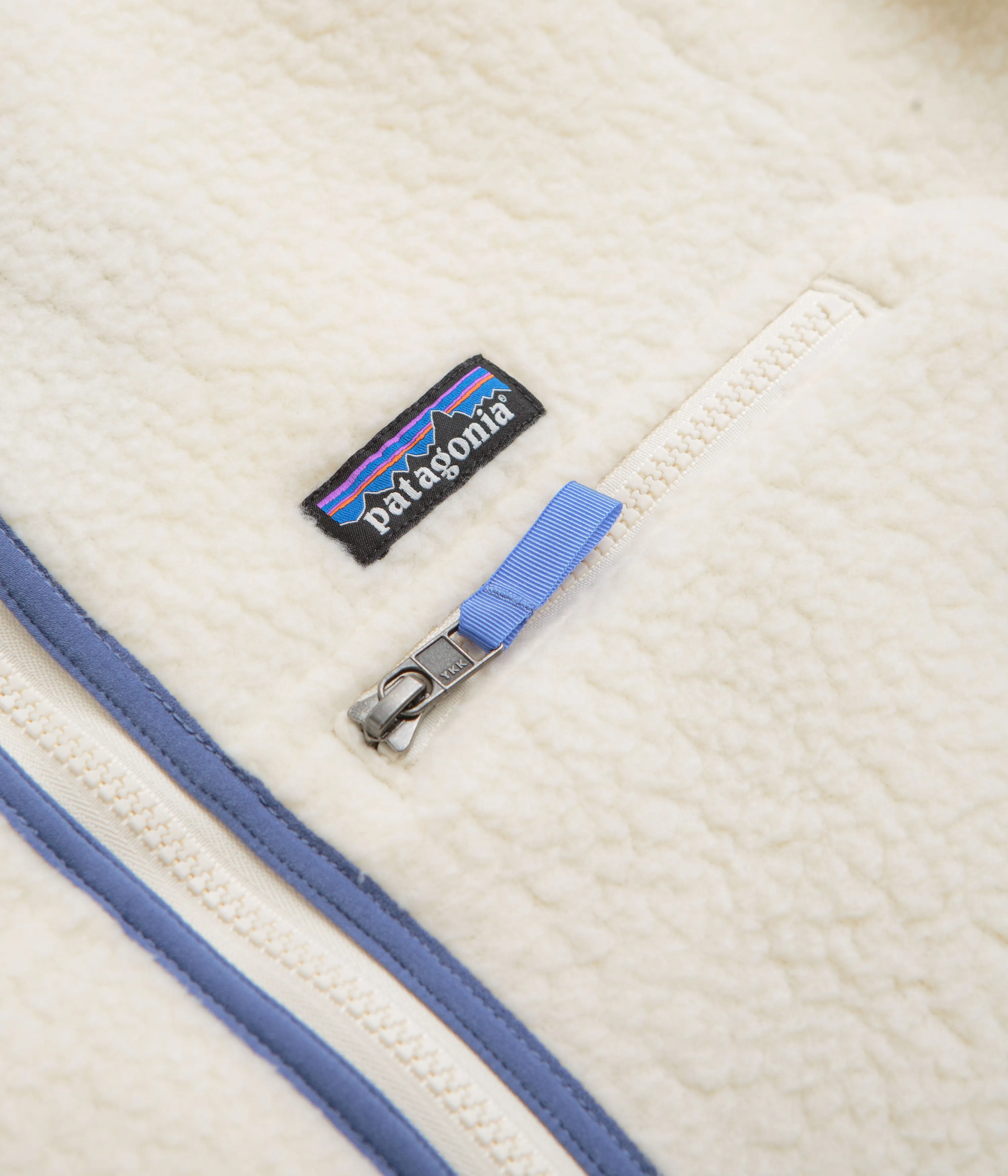 Patagonia Womens Retro Pile Fleece Jacket - Natural