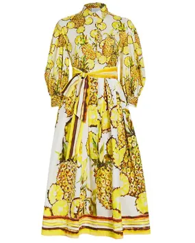 Pineapple Lissy Shirt Dress