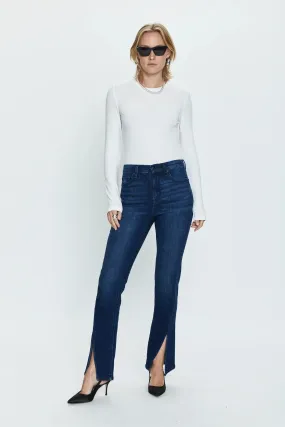 PIS Teagan High Rise Vented Cigarette Jeans in Urban Spree