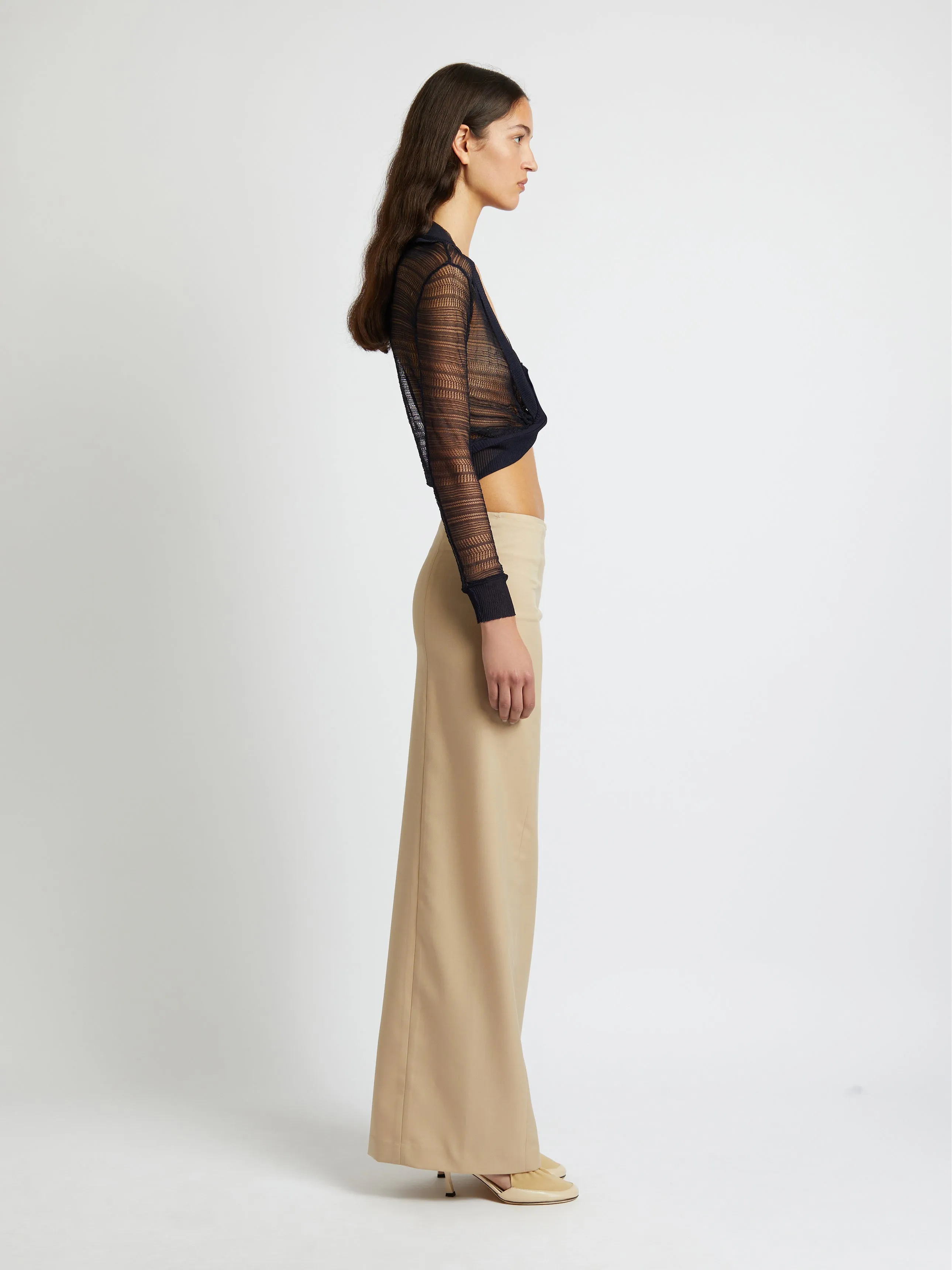 RACQUET STRAIGHT TAILORED SKIRT