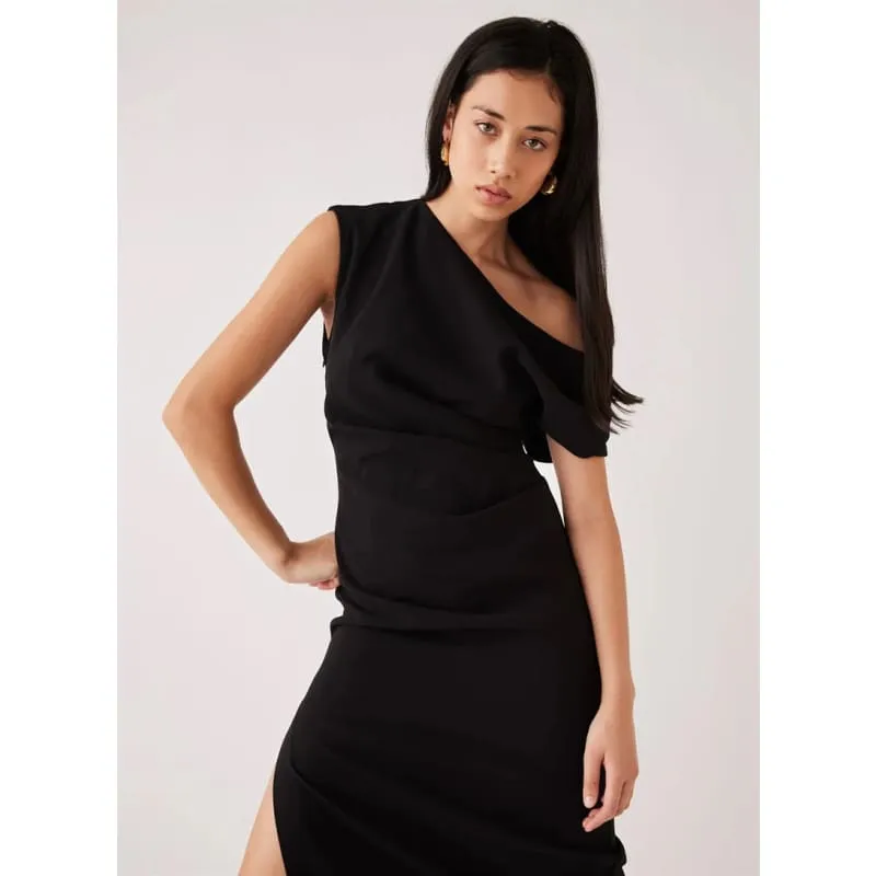 Regency Midi Dress | Black