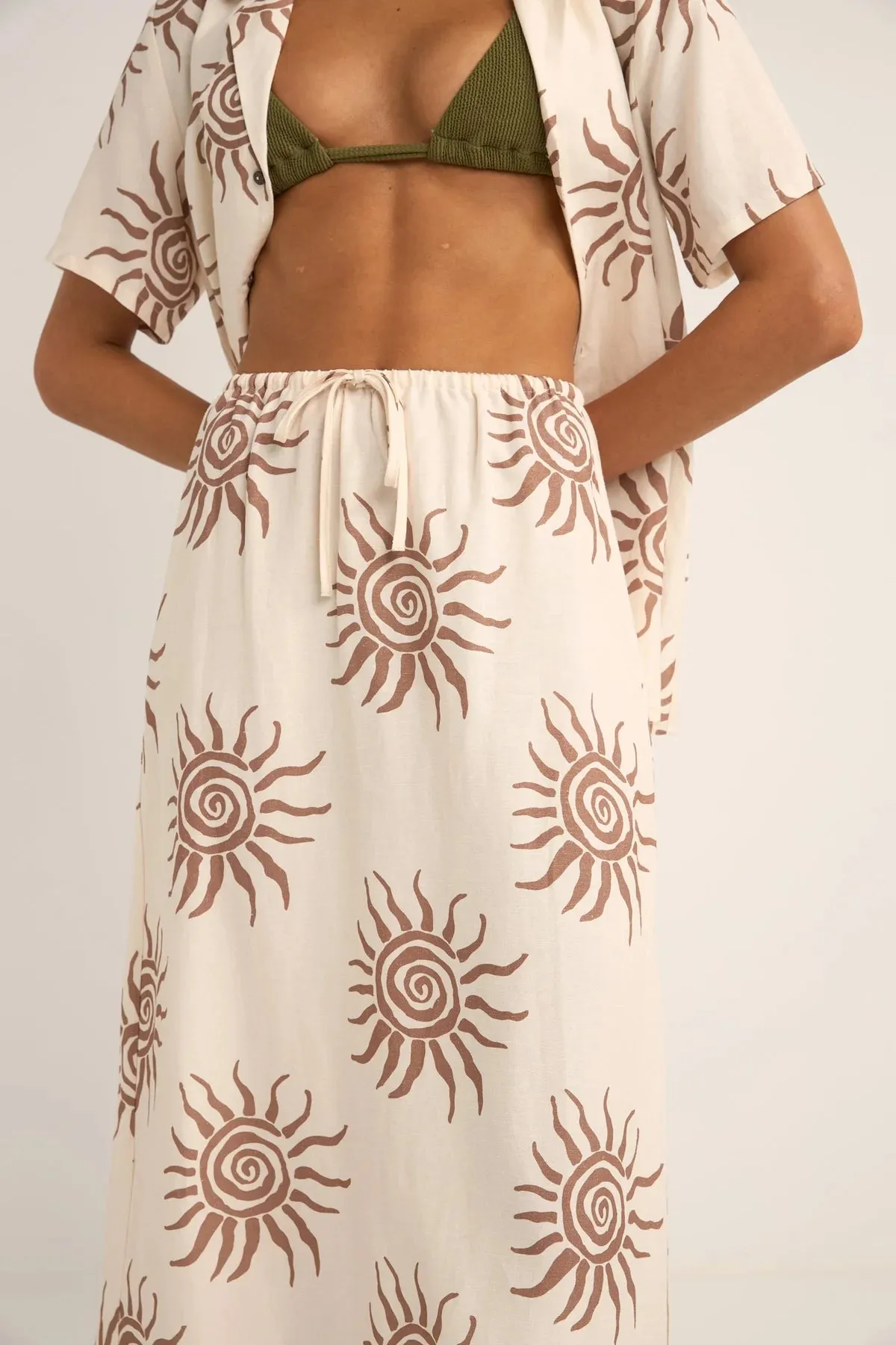 Rhythm Seafarer Maxi Skirt