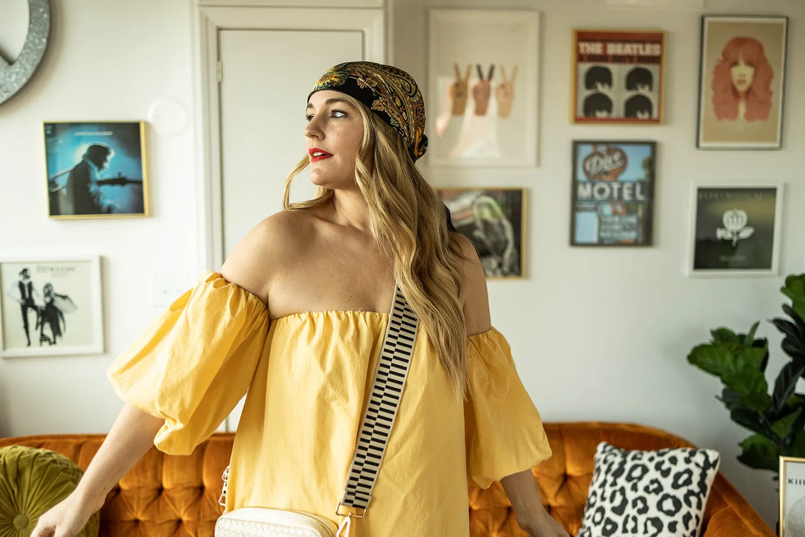 robin dress in yellow