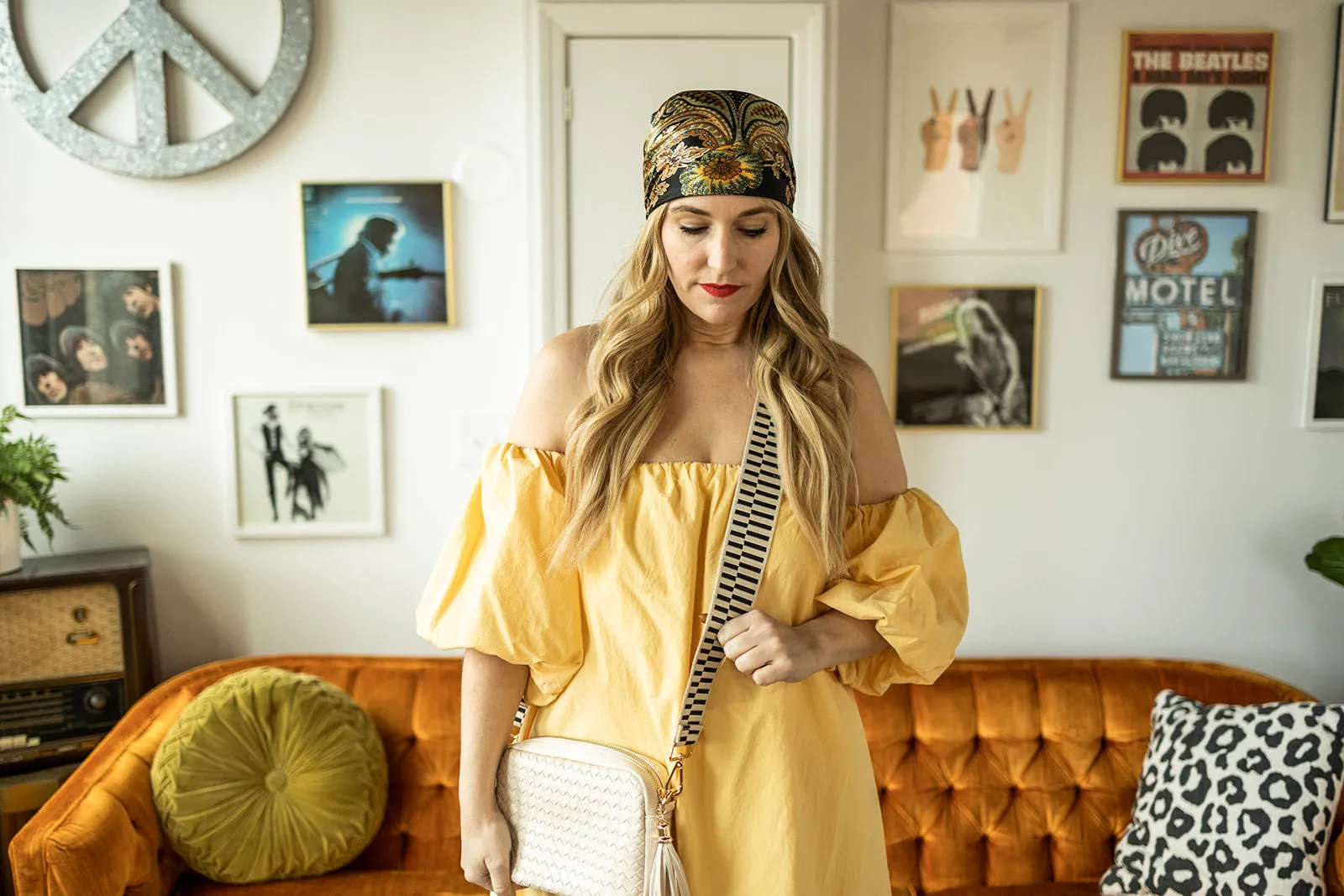 robin dress in yellow