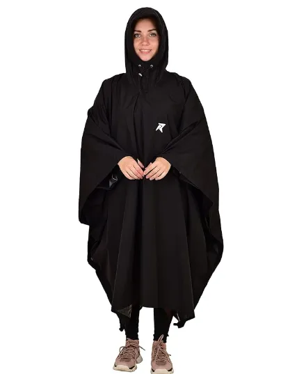 ROCKSPORT RAIN PONCHO-BLACK
