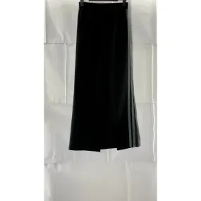 ROUTE ROOM Women's Black/Blue Double Stripe Side Panel Pull-On Maxi Skirt SZ M