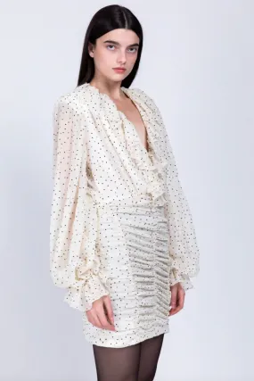 SABINA MUSAYEV MANUELA DRESS IN IVORY
