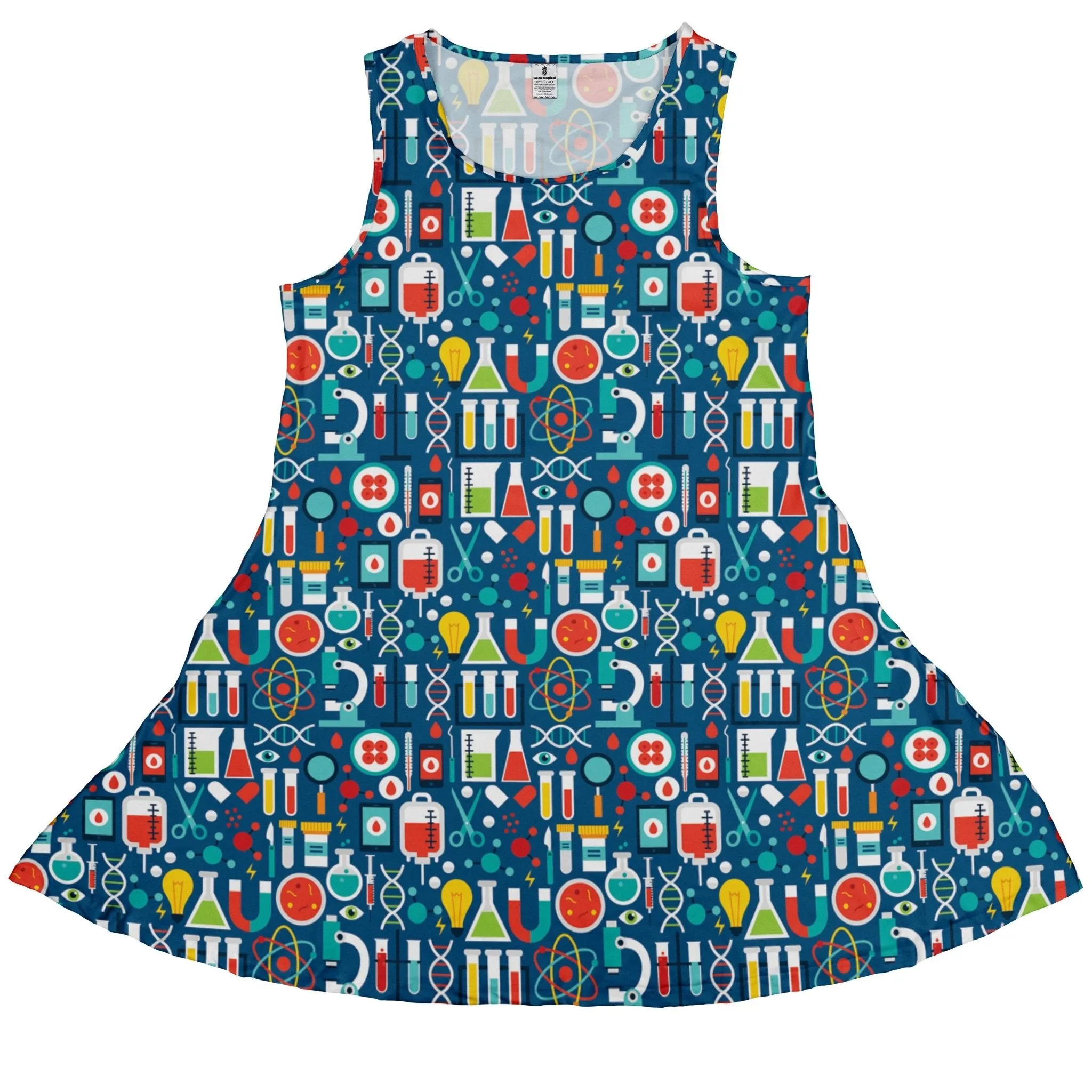 Science Lab Blue Science Dress