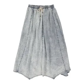 skirt maxi - blue wash