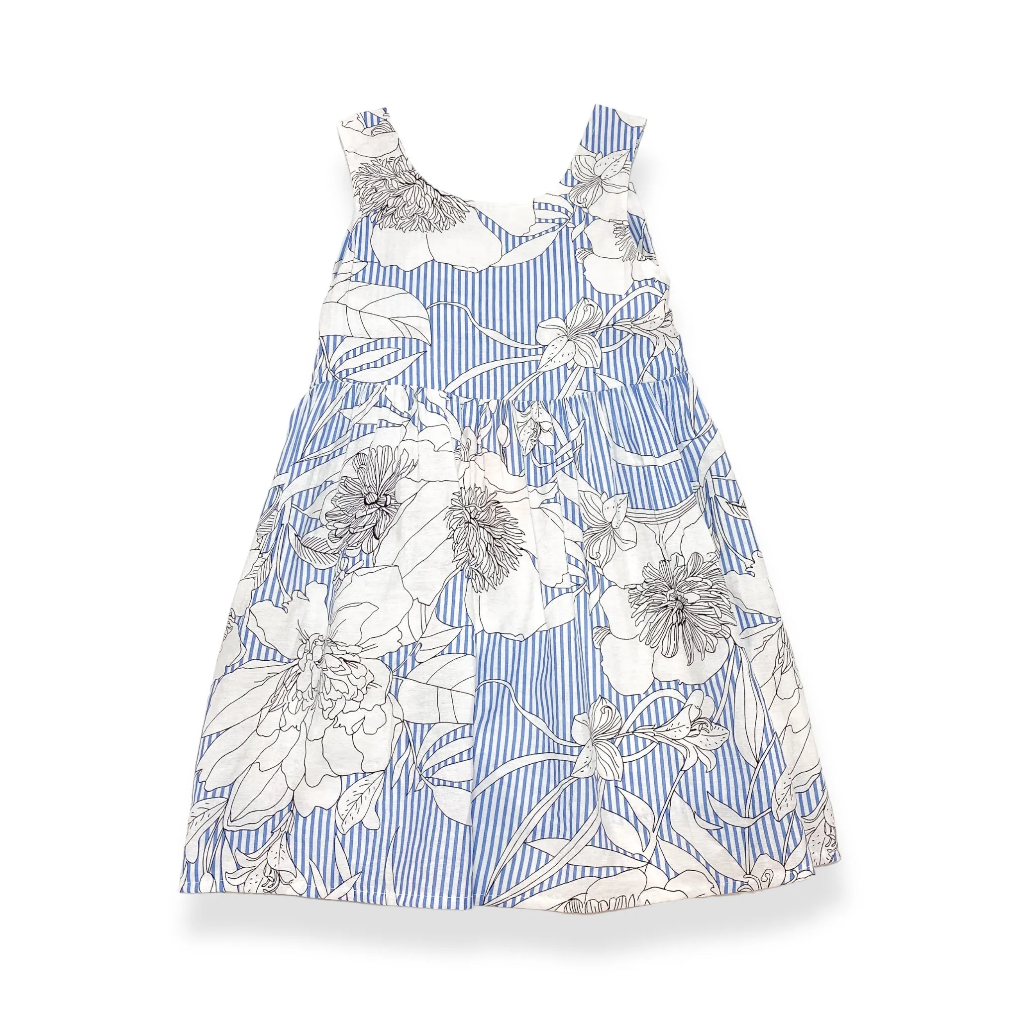 Sleeveless Lightweight Back Bow Dress