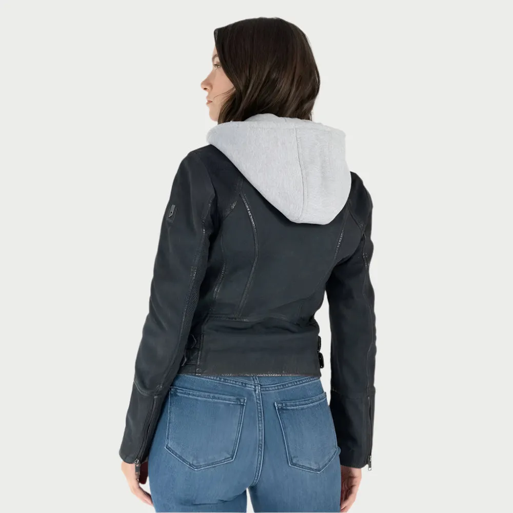 Soft Nubuck Leather Jacket