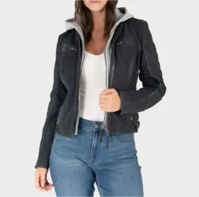 Soft Nubuck Leather Jacket