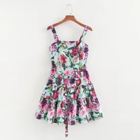 Summer Boho Vacation Retro Printed Floral Dress