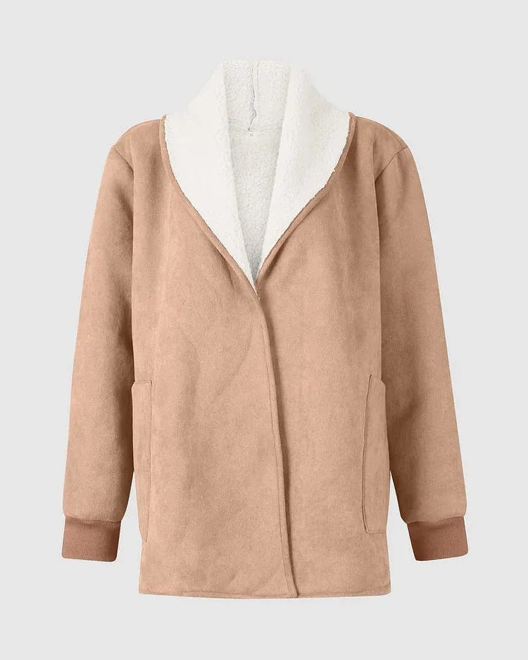 Teddy - Fleece Jas met Zakken - Perfect voor Vrije Tijd!