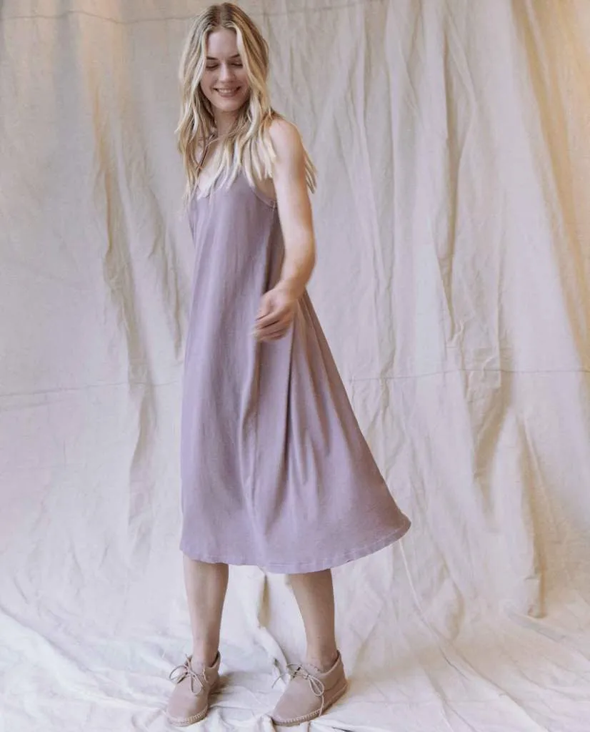 THE GREAT - The Swing Tank Dress in Quartz