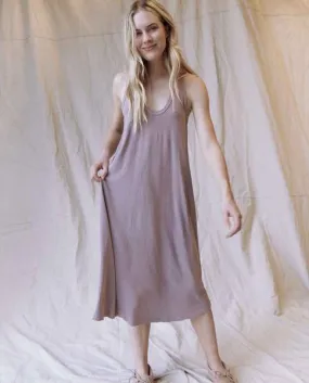 THE GREAT - The Swing Tank Dress in Quartz