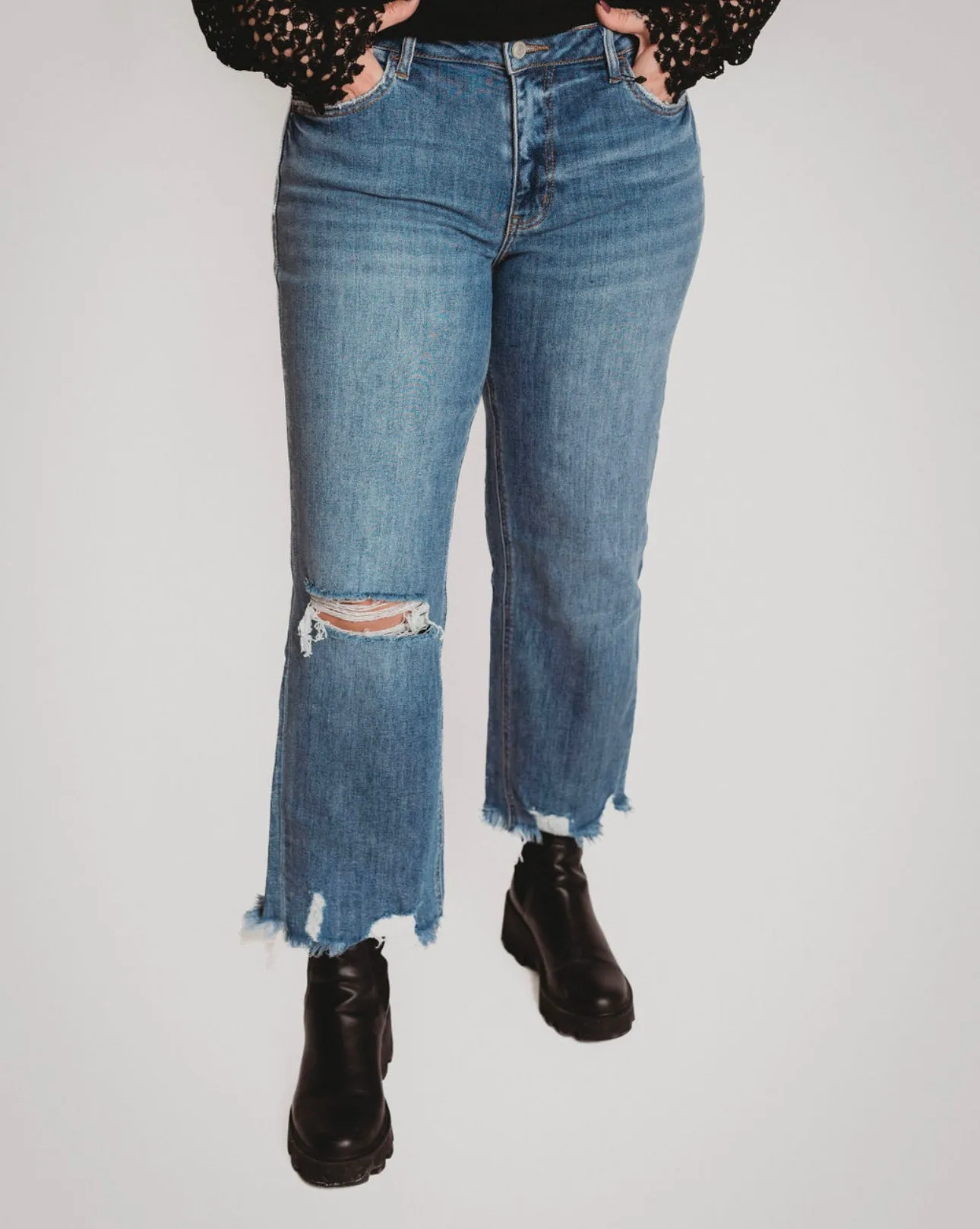 The Lily Lovervet Dad Jeans