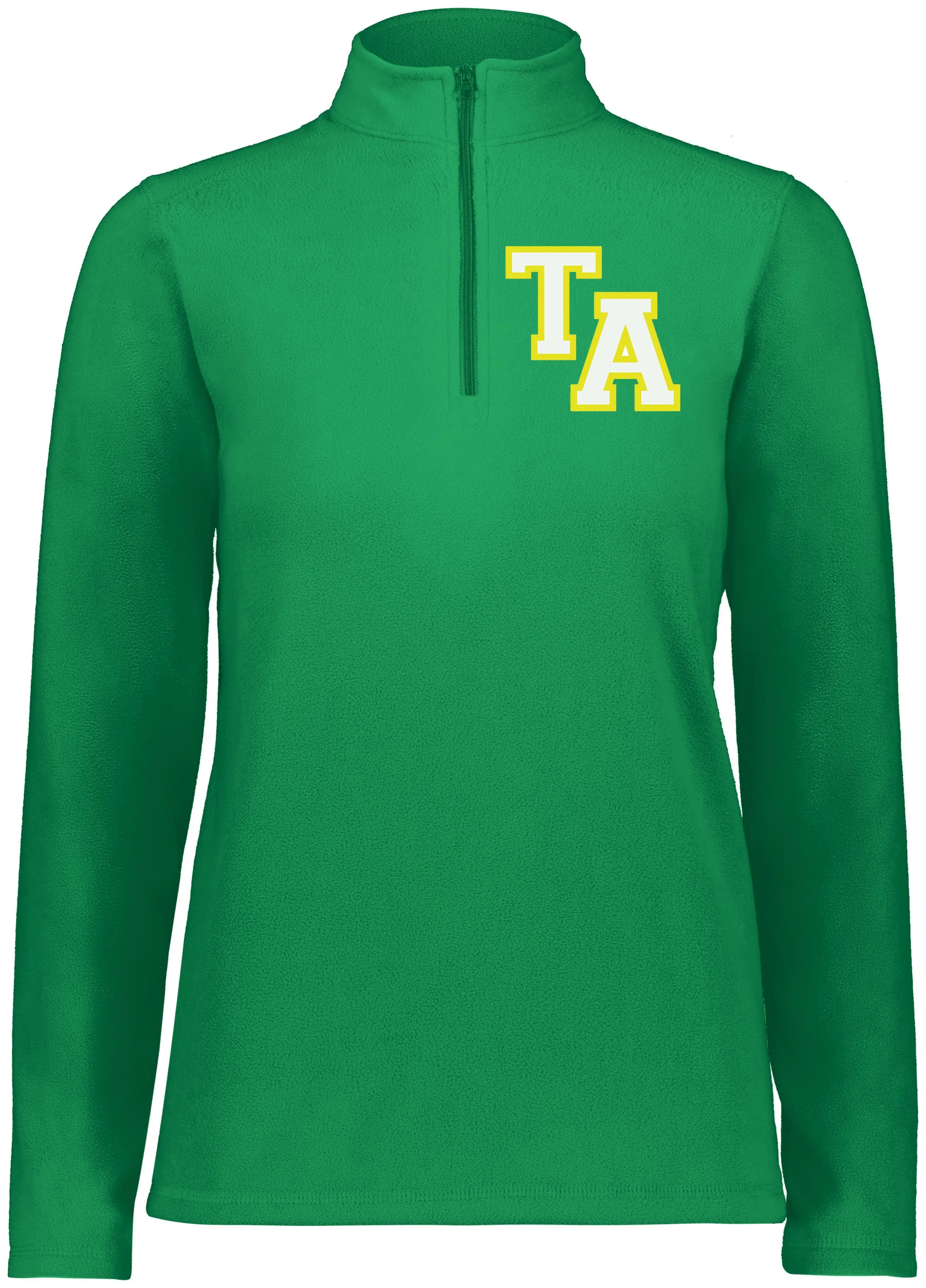 Twiggs Academy - Ladies Micro-Lite Fleece 1/4 Zip Pullover - Kelly (6864)