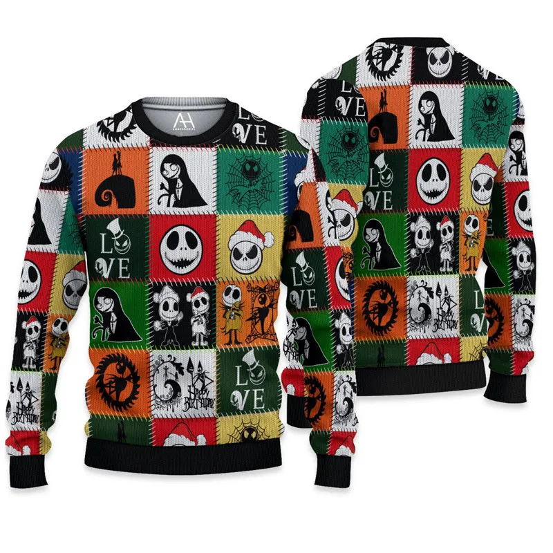 Ugly Sweater JulesRoche All-Over Print Christmas Winter Sweater