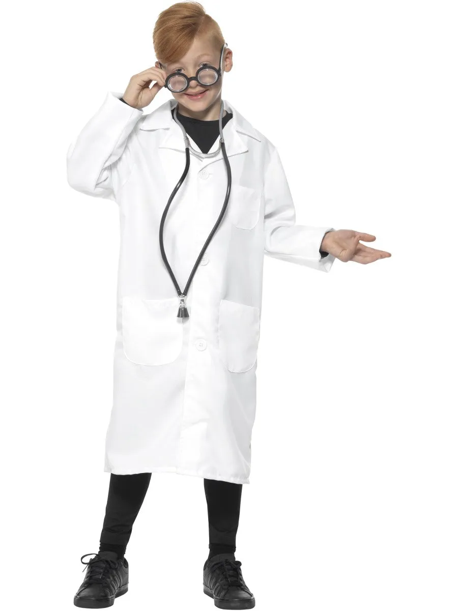 Unisex Scientist Lab Doctor Fancy Dress Occupation Costume
