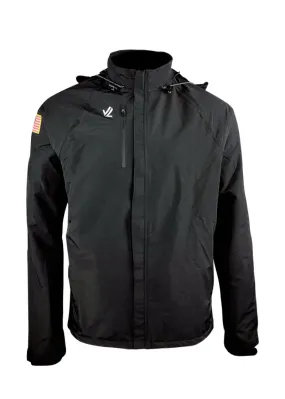 Unisex Waterproof Heavyweight USA Regatta Jacket Black