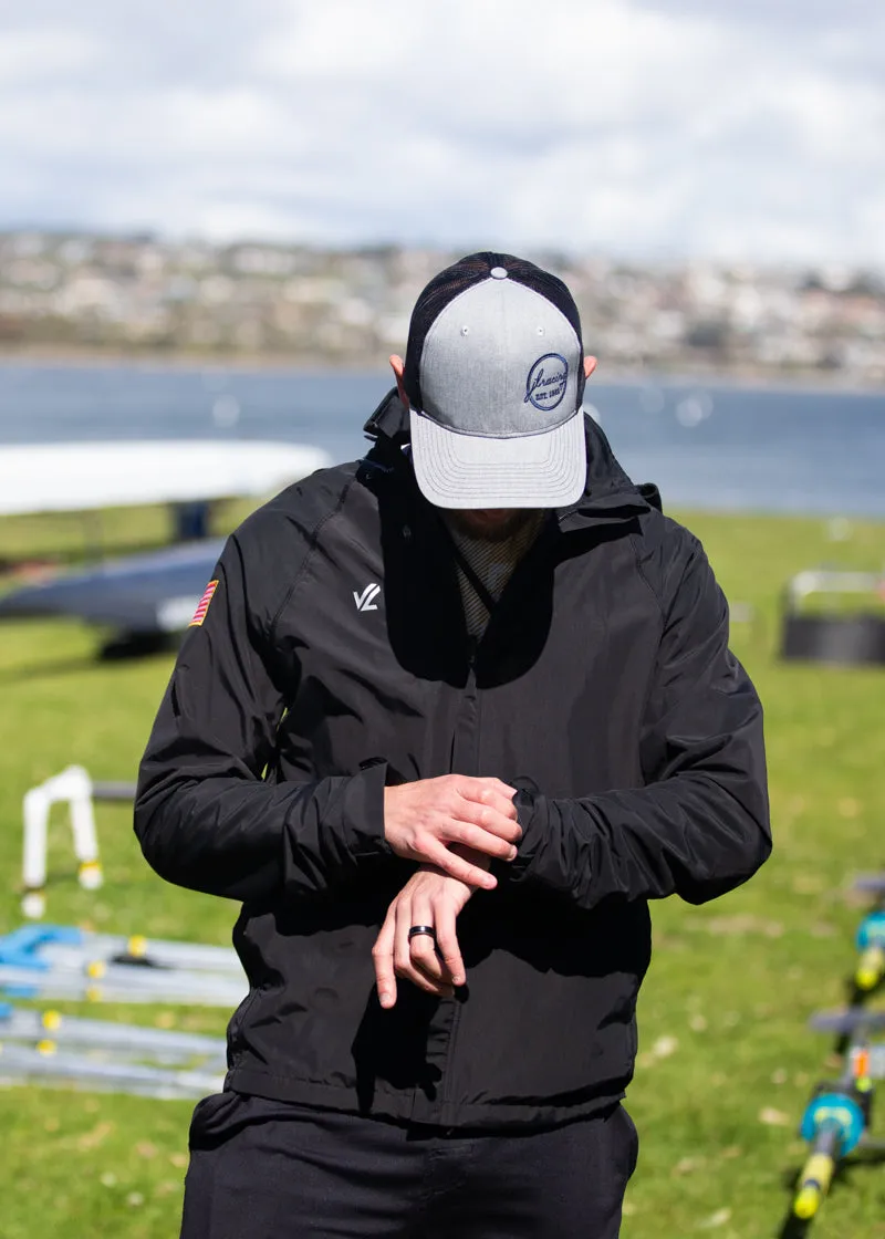 Unisex Waterproof Heavyweight USA Regatta Jacket Black