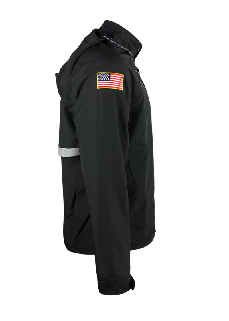 Unisex Waterproof Heavyweight USA Regatta Jacket Black