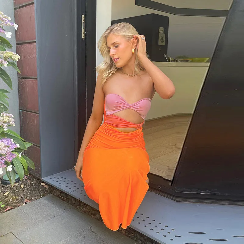 Vvsha Fantine Strapless Dress