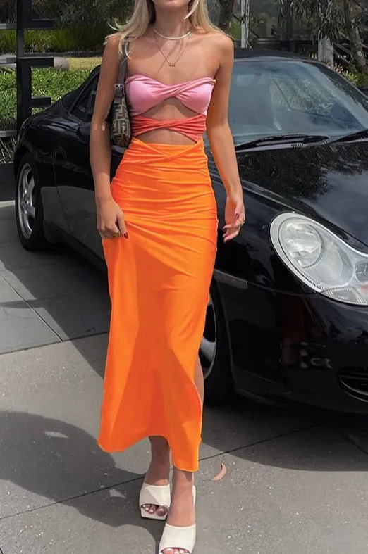 Vvsha Fantine Strapless Dress