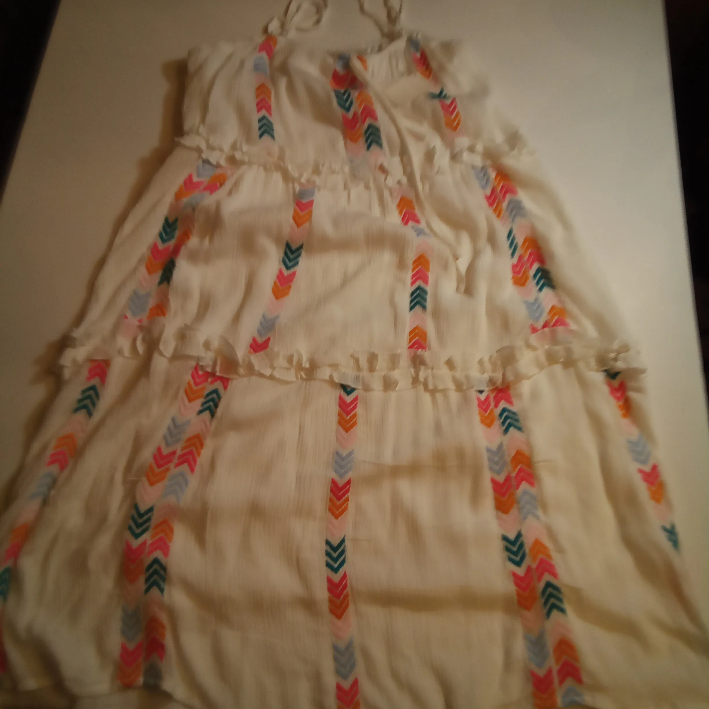 White embroidered Sundress | Savanna Jane